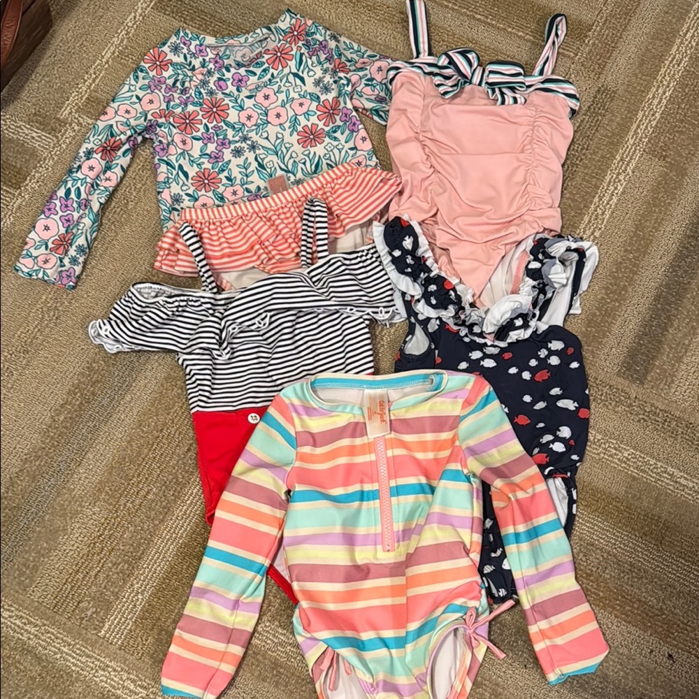 Colorful Kids' Swimsuit Collection